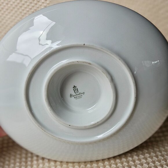 Vintage Winterling Bavaria Porcelain‎ Sauce Boat with attached Underplate - Picture 7 of 13